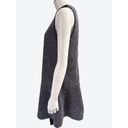 Ann Taylor LOFT Purple Gray Tweed Drop Waist Flared Bottom Sleeveless Dress Size Photo 3