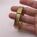 Monet Signed  Costume Jewelry Gold Tone Bangle Bracelet Photo 10