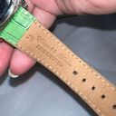 Chico's  Green Croco Embossed Strap Big Number Watch (needs battery) Photo 6