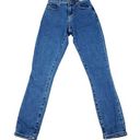 Abercrombie & Fitch Abercrombie Curve Love Super Skinny Ankle High Rise Stretch Size 23 000 Blue Photo 0