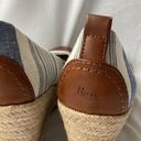 GH Bass |Kaitlyn Striped Espadrilles sz 8 Blue Photo 3