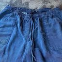 Hilary Radley Large Made in China Dark Blue Pants With Adjustable Waist Lace Photo 1