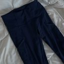 Lululemon navy lulu leggings! Photo 1