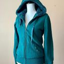 Kirra  | Green Faux Fur Lined Hooded Jacket Sz M Photo 2