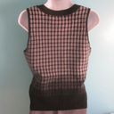 Talbots  Wool Vest  Sweater Top Black & Gray 1980's Vintage Photo 6