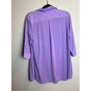 DKNY  Purple Pastel Lavender button down collar Womens Size Medium Photo 6