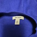 Nine West  Blue Ribbed Crewneck Sweater Size XXL Photo 5