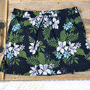 Speedo Skort Skirt XL Woven Floral Tennis Swim Golf Black Print Pockets UV Photo 0