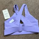 Fabletics NWT  Oasis Twist Sports Bra Size Large Purple Photo 2