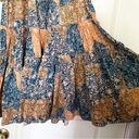 Hunter Bell Dress Merritt Ruffle Shift Mini Summer Prairie Patchwork XS EUC Photo 2