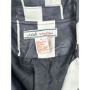 Flying Tomato A Calen by  Striped Faux Leather Moto Jacket in Black & White Photo 1