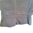 Talbots  Blue Quilted Fleece Lined Mockneck Midweight Womens Vest Size Large Photo 8