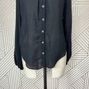 The Range  Vapor Voile Button Down Shirt Black Size US XS Photo 3