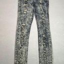 Cello  Jeans Womens 9 Blue Skinny Distressed Stone Washed Stretch Y2K‎ Grunge Photo 0