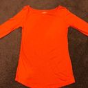 Joe Fresh  Orange & Tan 3/4 Sleeve Shirts (2) Photo 1