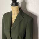 Laundry by Shelli Segal VTG  size 6 Army Green Button Front Blazer Jacket Office Photo 1