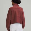 Lululemon Scuba Oversized Funnel Neck Half-Zip in Smoky Red Photo 1