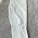 Universal Threads White Denim Distressed Straight Leg Pants Photo 0