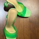 Tony Bianco  Serri Sandal in Vinylite & Lime Nappa 9 New Womens High Heels Photo 4