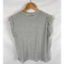 Vince  Striped Roll Sleeve Tank Top size small Photo 5