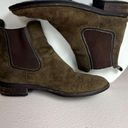 Krass&co Thursday Boot  Womens Size 9 Duchess Chelsea Boots Green Suede Pull On Photo 7