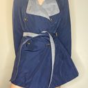 Nautica women navy trench coat jacket S Photo 1