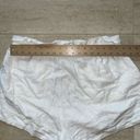 HOUSE‎ OF HARLOW 1960 Paper Bag Shorts Women Size XL Ivory Linen Blend Pockets Photo 3