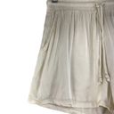 Lounge Blue B Collection Womens Size M  Shorts White Flowy Lightweight Photo 3