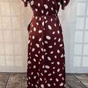 Sugar Lips  Sabine Abstract Dot Abelia true Wrap maxi Dress size medium Photo 7