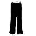 ZARA  Black Velvet Flare Trouser Pants size Small NWT Photo 3