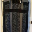 Chico's  Womens Jessa Sheath Dress Small Sz 0 Gray Black Stretch Career NEW Photo 0