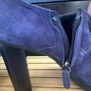 Tod's  Navy Blue Leather Suede Ankle Booties, luxury, EUC (almost like new) sz 39 Photo 11