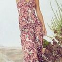 Agua Bendita  Cotton Blare Floral Maxi Dress S Photo 0