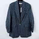 Mango Plaid Blazer Photo 0