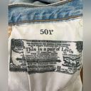 Levi's 501 Original Cutoff Denim High-Rise Short Ojai Slide Light Blue raw hem Photo 3