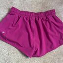 Lululemon Ripened Raspberry 2.5 Inch Hotty Hot Shorts Photo 1