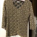 Daisy E K Designs Vintage Gold  Lace Top Size Small Photo 0