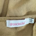 Shoedazzle Open Back Linen Blend Strappy Sheath Dress Tan XXL Photo 10