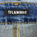 Flamingo  Blue Jeans Size Med. With Faux Front Pockets & Back Pockets & W… Photo 10