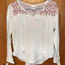 Knox Rose White Patterned Blouse Photo 0