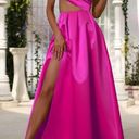 Boutique Pink Cutout Prom Dress  Photo 4