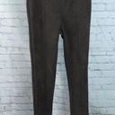 Andrew Marc  faux suede gray /brown  high rise leggings small Photo 0