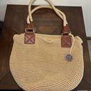 The Sak  Cambria Purse Bucket Style Bag Crochet Tweed Tan Brown Shoulder Bag Tote Photo 1