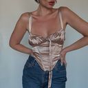 Tic Toc Satin Corset Top Photo 0