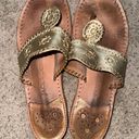 Jack Rogers Gold Sandals Photo 1