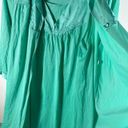 Vanity Fair Vintage  Size 32 Green Nylon Two Piece Nightgown Robe Set Button Photo 13