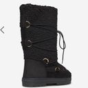 Shoedazzle Black Sherpa Boots Photo 2