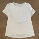 Athleta  cream air out cinch tee shirt back cutout Photo 2