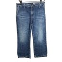 AG Adriano Goldschmied Adriano Goldschmeid The Layla Trouser Flare Crop Jeans Size 28 Photo 1