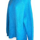 Weekday  waffle knit oversized sweater blue sky size small Photo 2